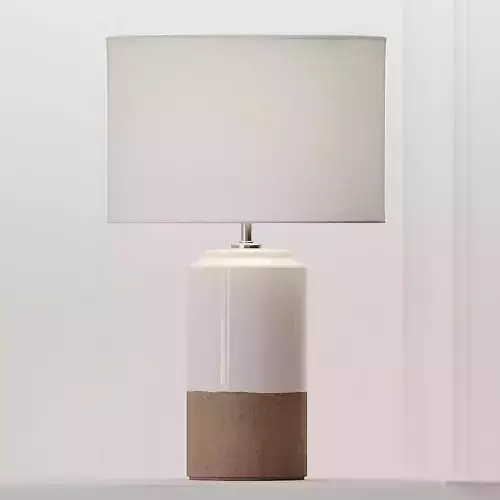 COX and COX Dipped Terracotta Lamp