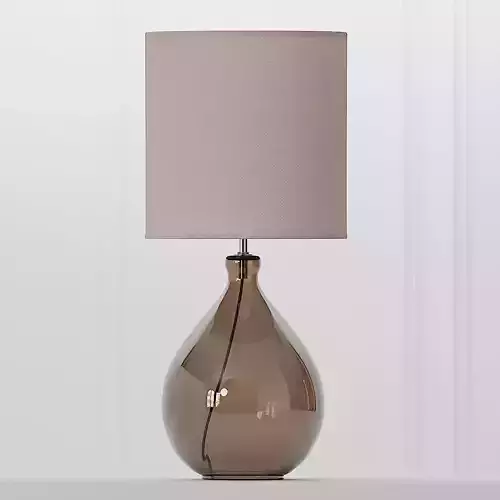 COX and COX Sanna Smoke and Blush Table Lamp
