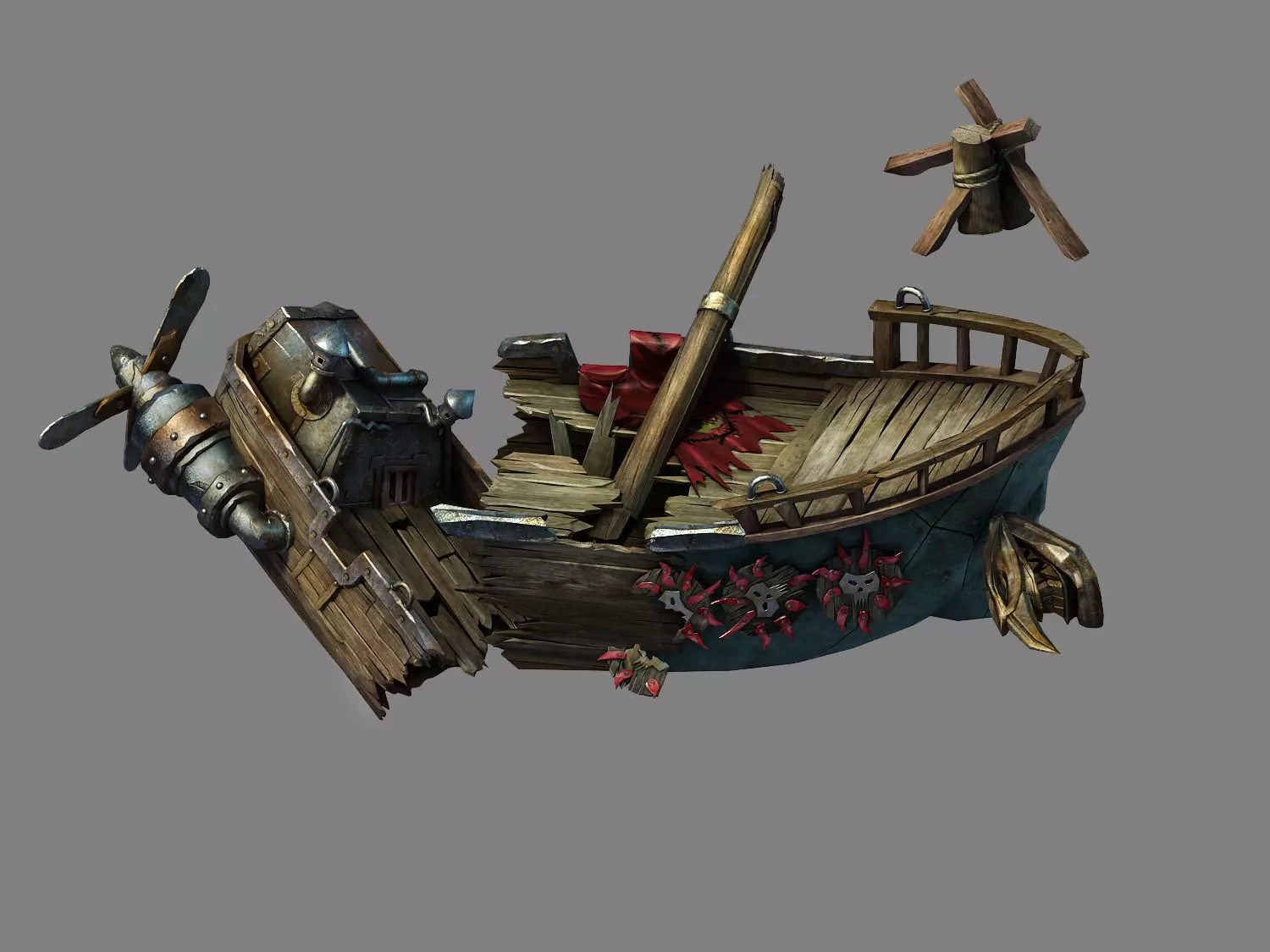Game Steam Harbour - Goblin Breaking 01 3D model_0