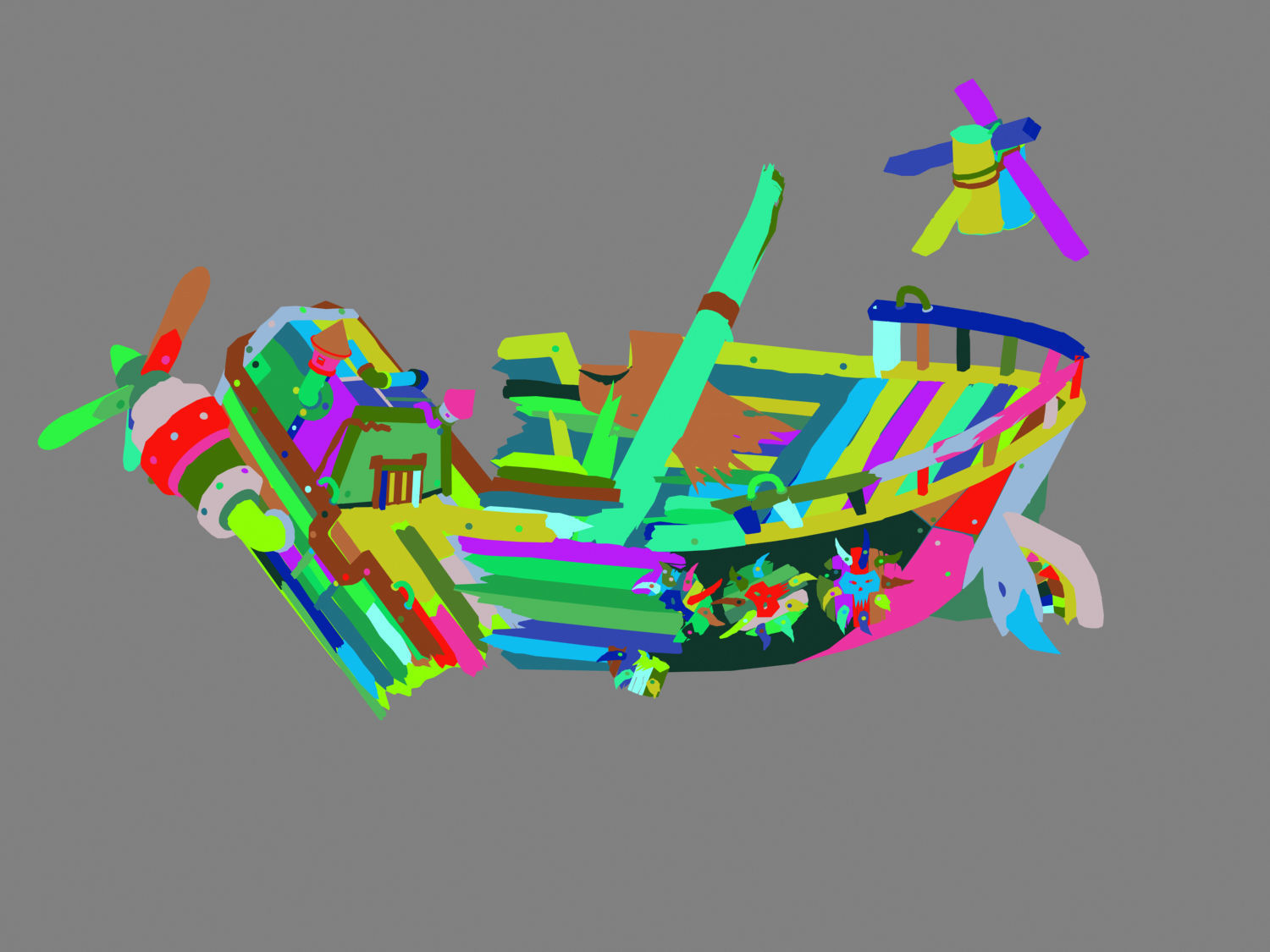 Game Steam Harbour - Goblin Breaking 01 3D model_2