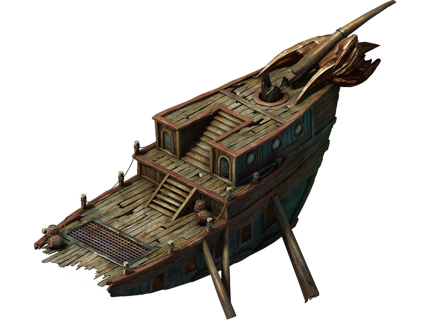 Game Steam Harbour - Goblin Breaking 02 3D model_1