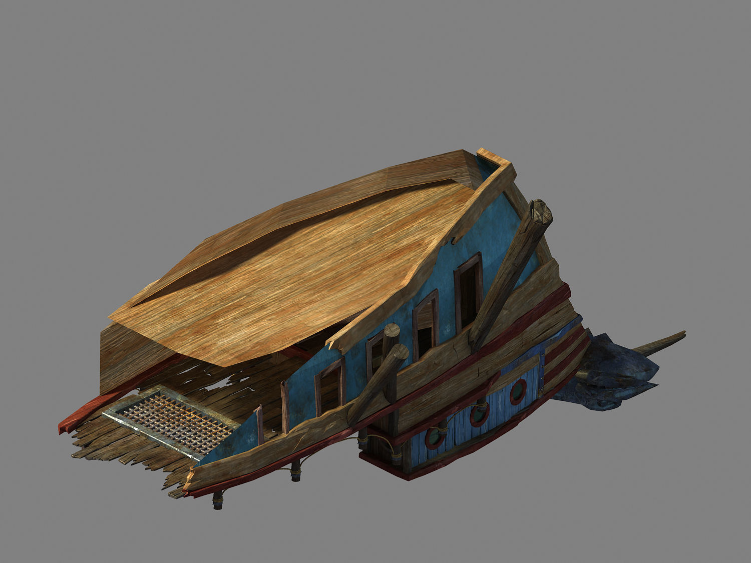 Game Steam Harbour - Goblin Breaking 02 3D model_4