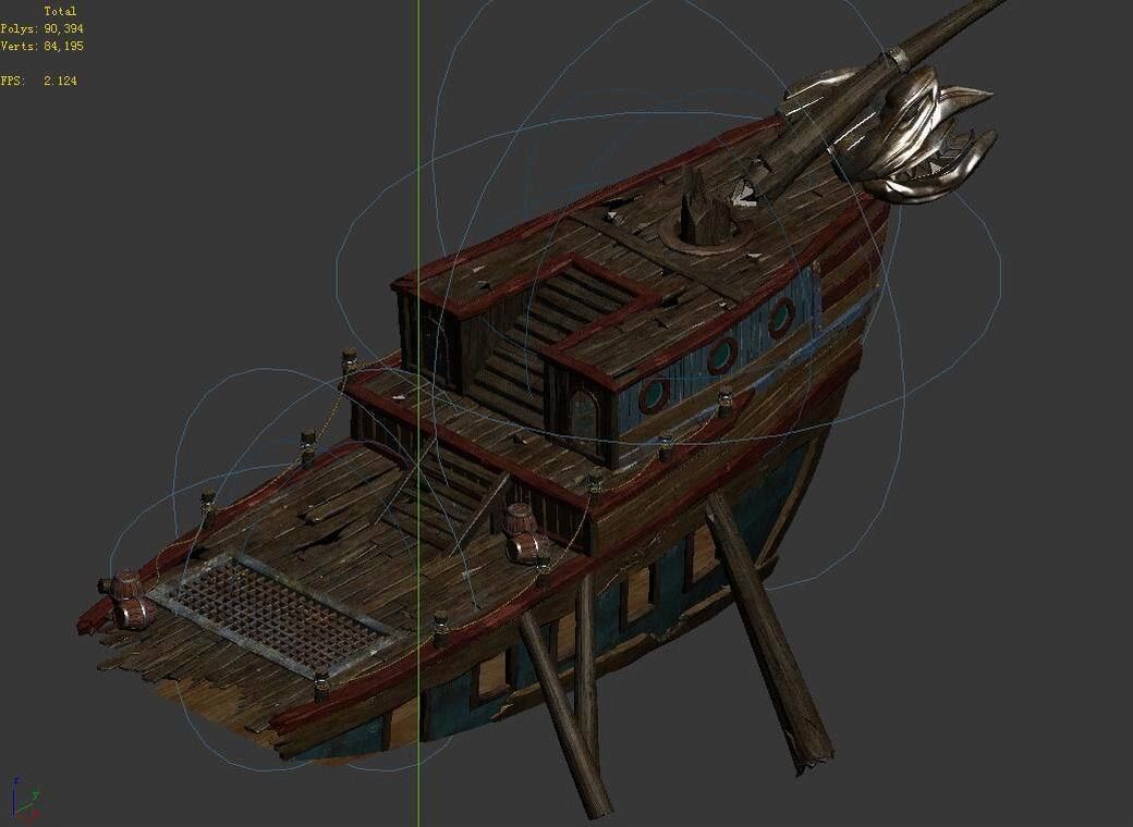 Game Steam Harbour - Goblin Breaking 02 3D model_6