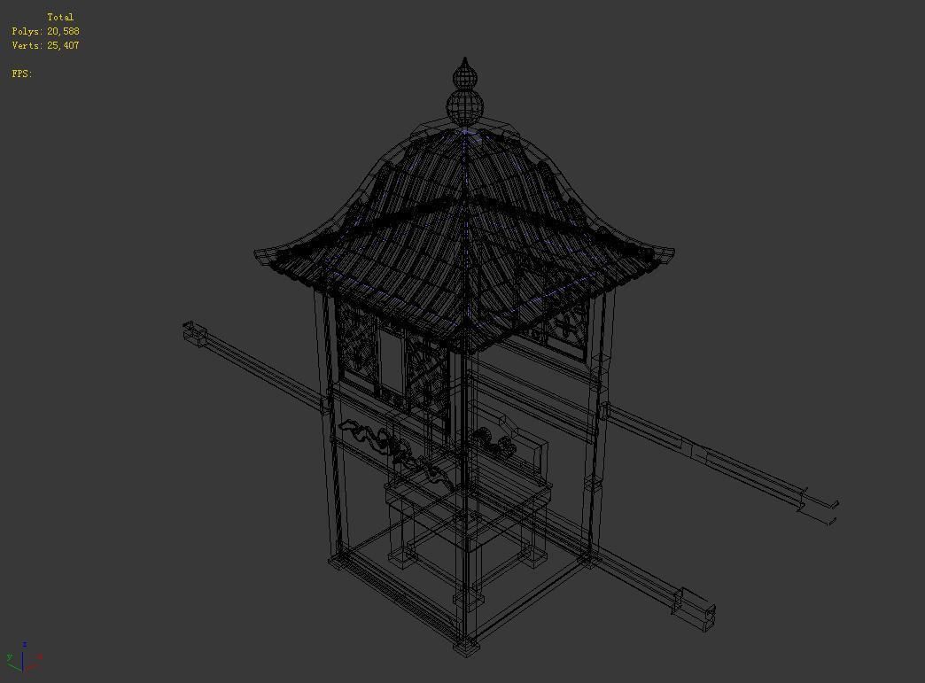 Game Ancient Chinese transport - Jiaozi 3D model_4