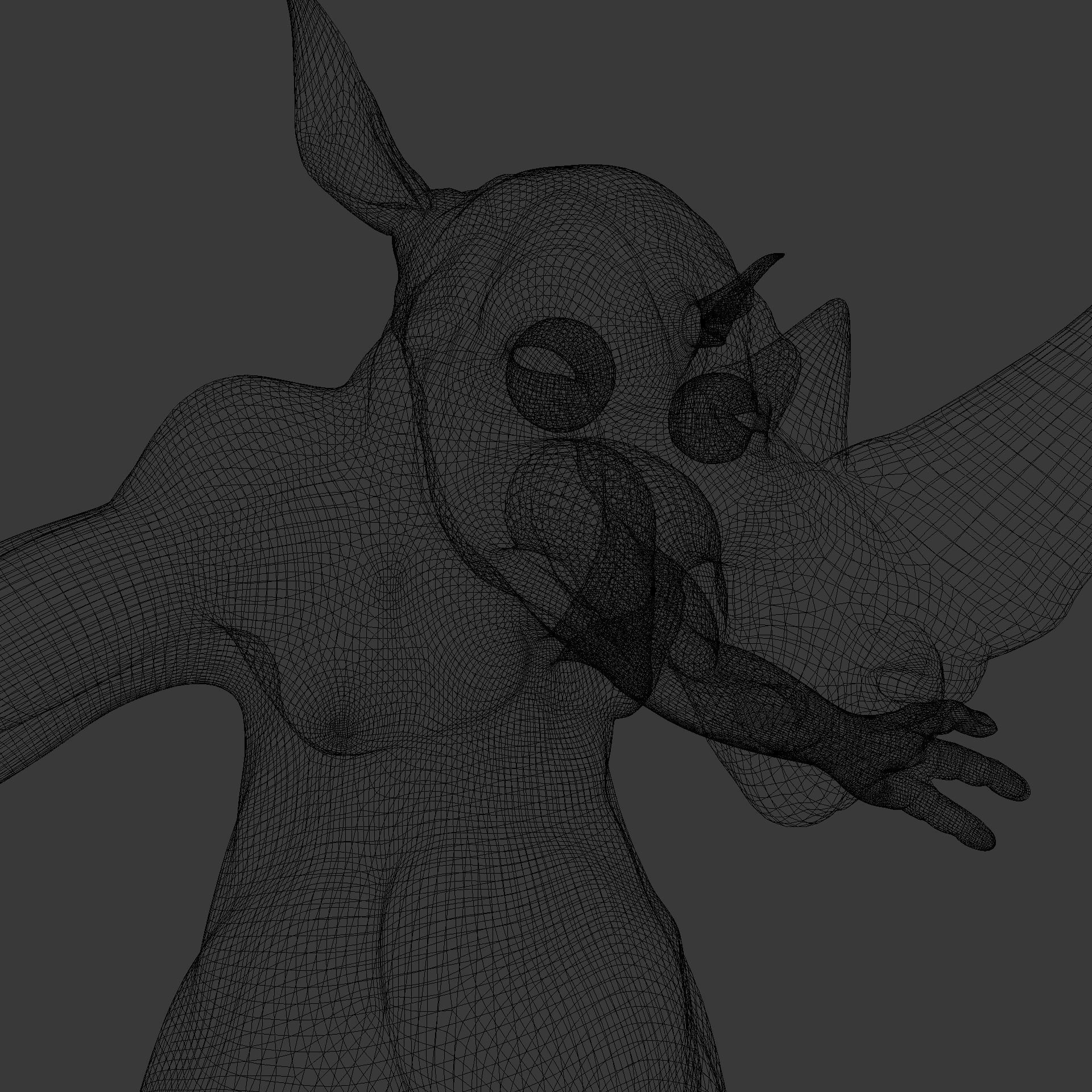 Rhino Mutant Warrior 3D model_8