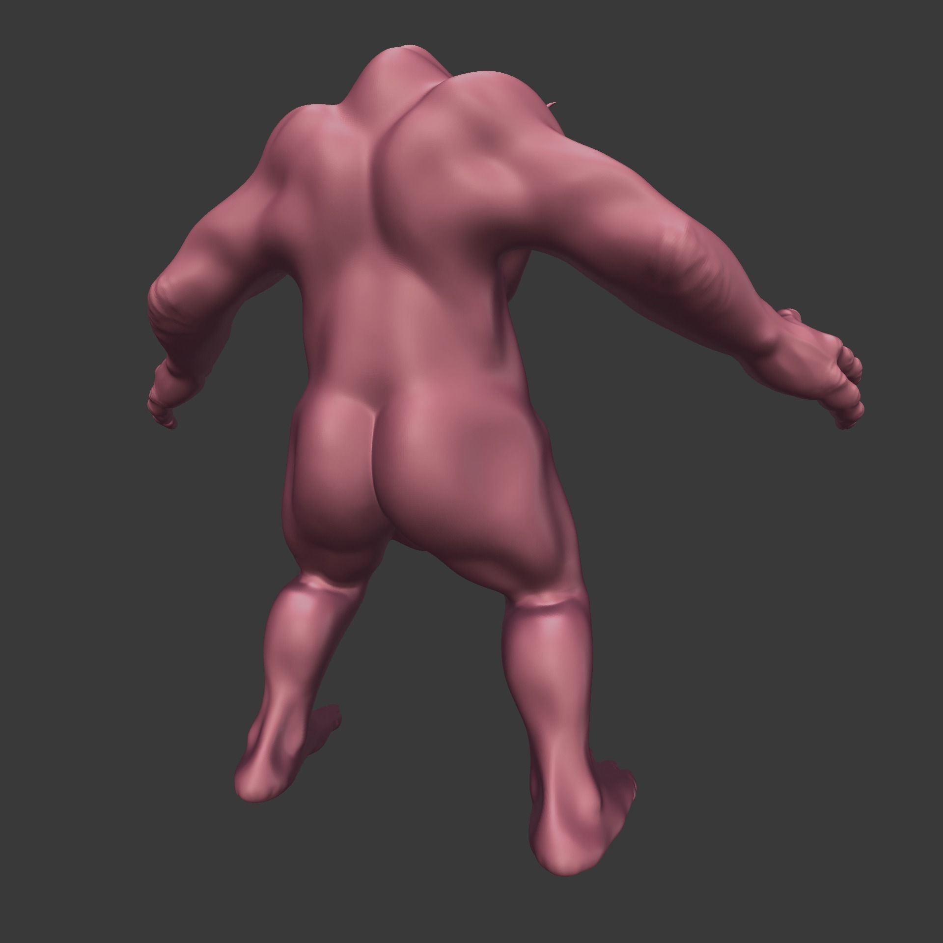 Rhino Mutant Warrior 3D model_6