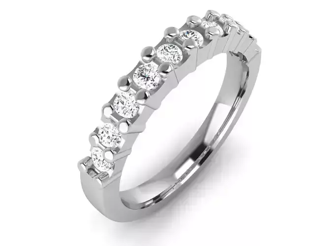 Women Band Ring 3dm render detail