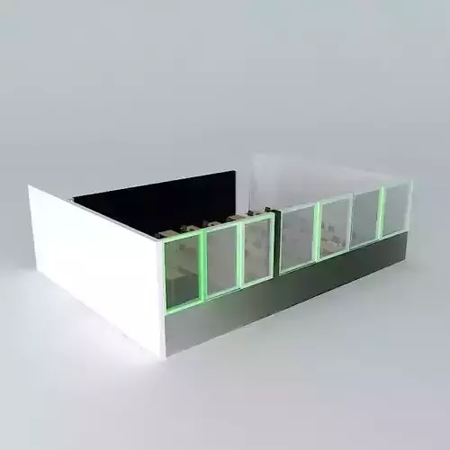 Classroom glass fronted office with lighting