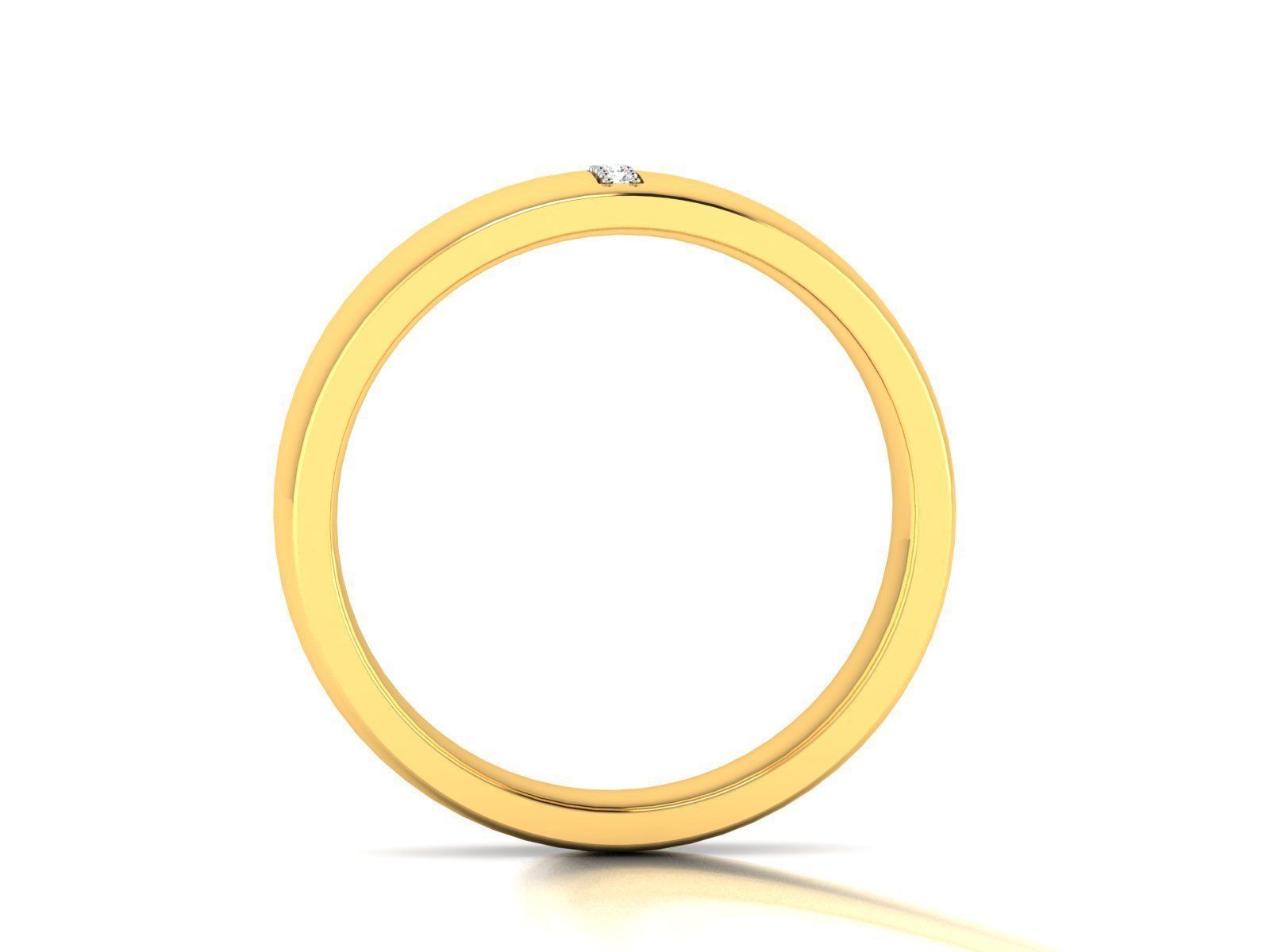 Women Band Ring 3dm render detail 3D print model_2
