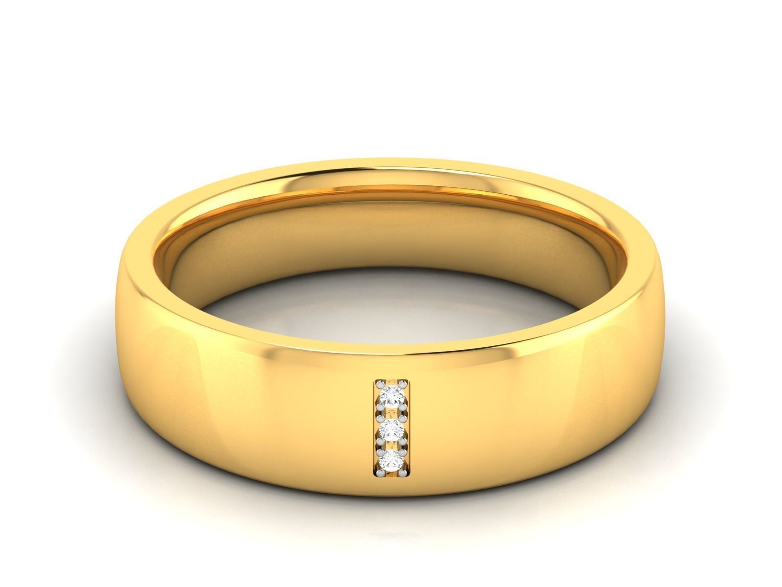 Women Band Ring 3dm render detail 3D print model_7