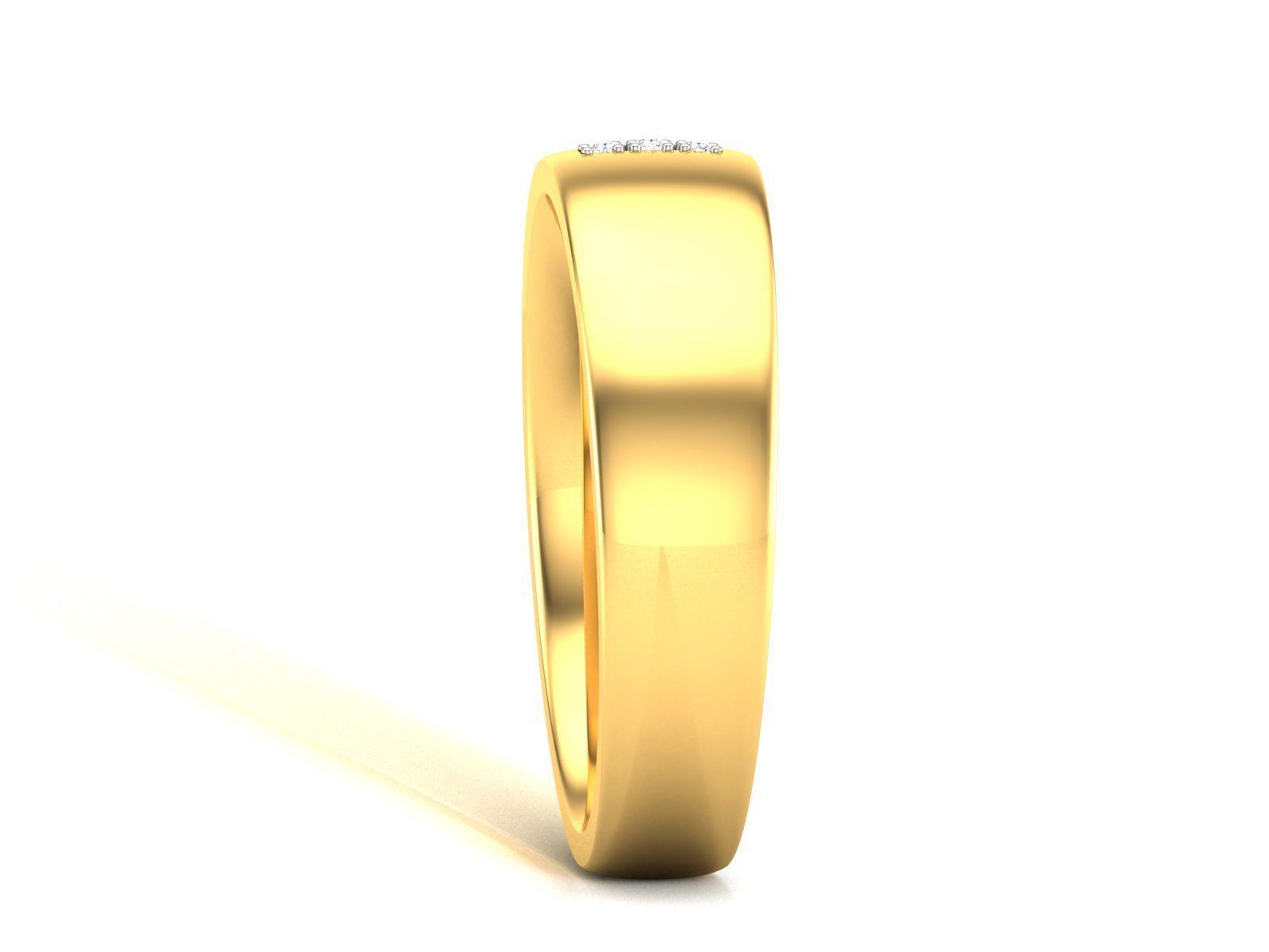 Women Band Ring 3dm render detail 3D print model_4