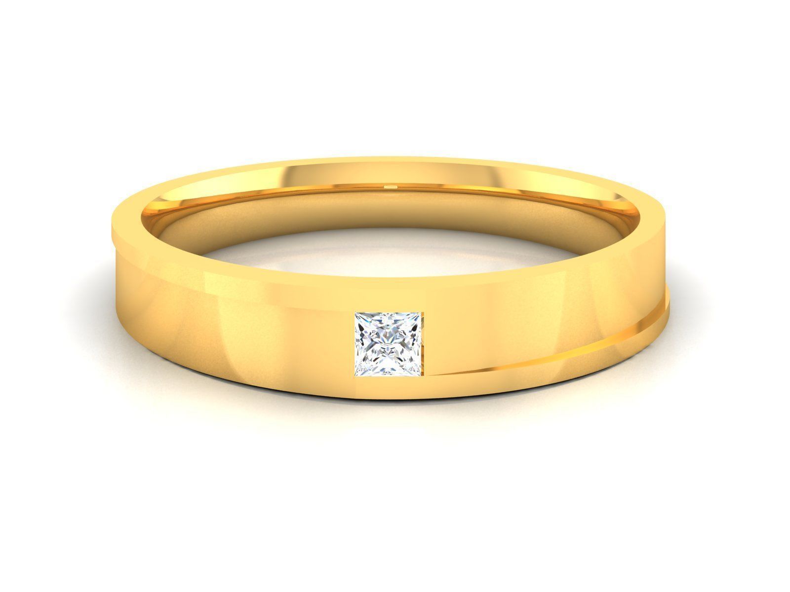 Women Band Ring 3dm render detail 3D print model_6