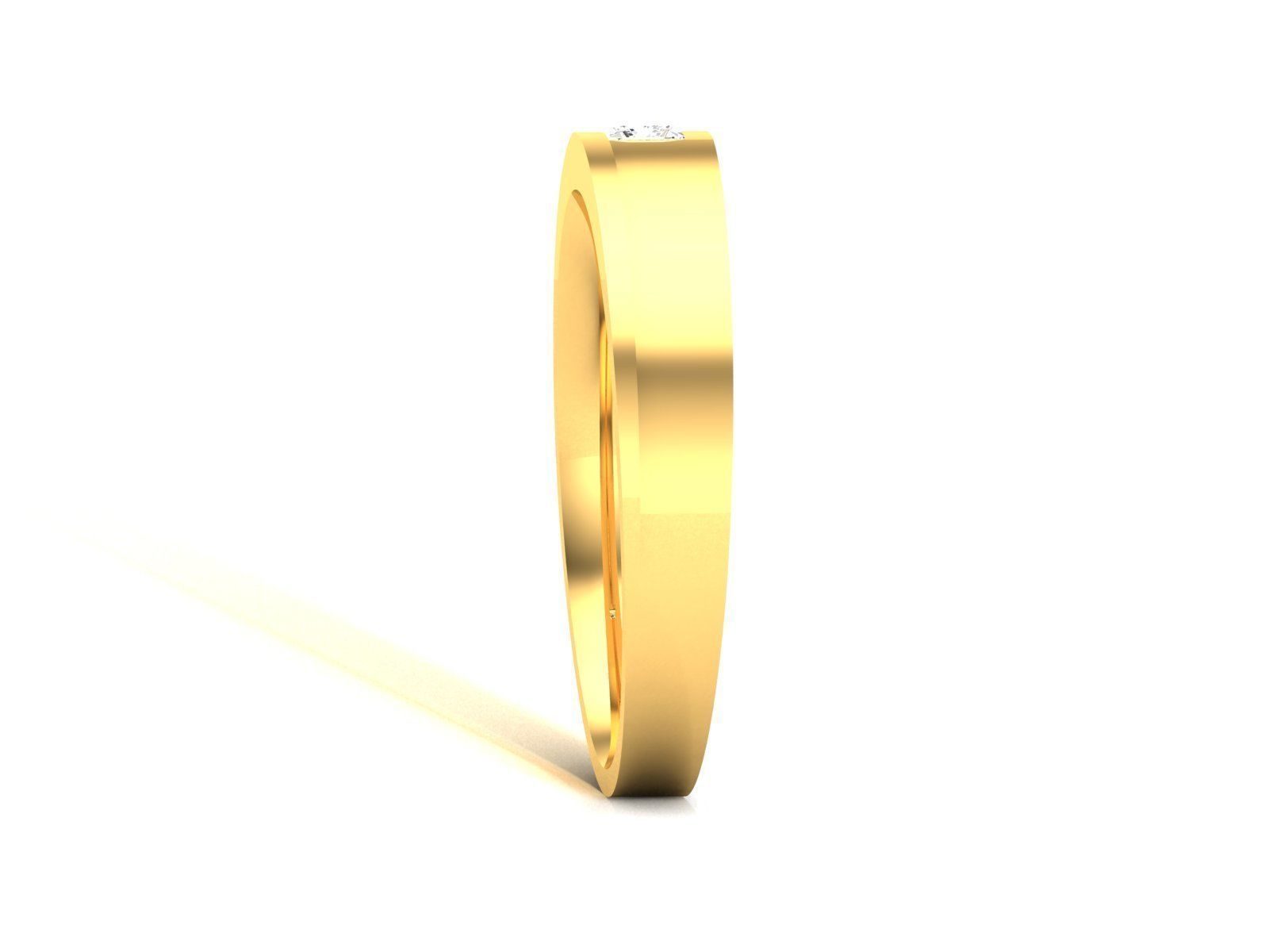 Women Band Ring 3dm render detail 3D print model_4