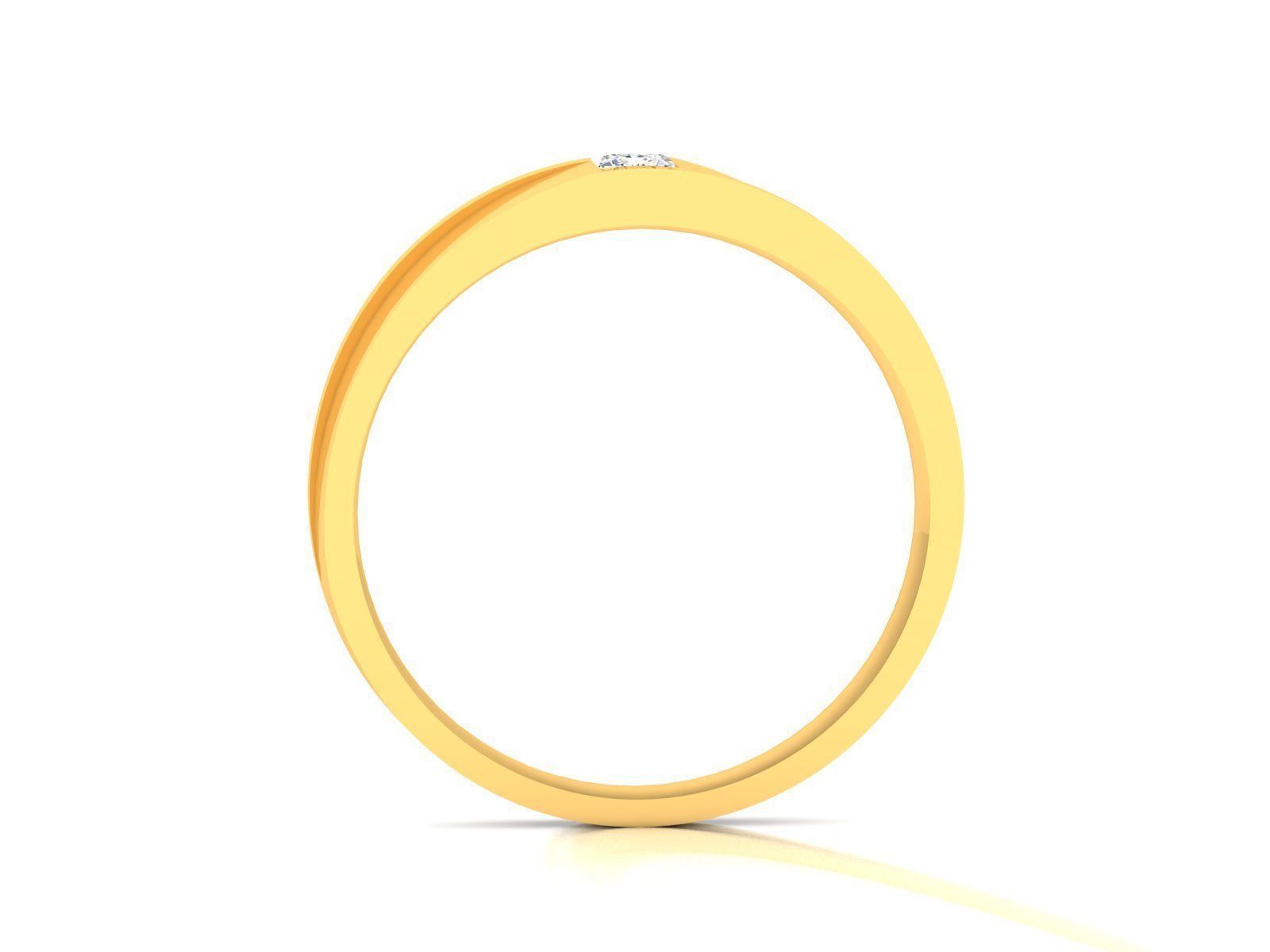 Women Band Ring 3dm render detail 3D print model_2