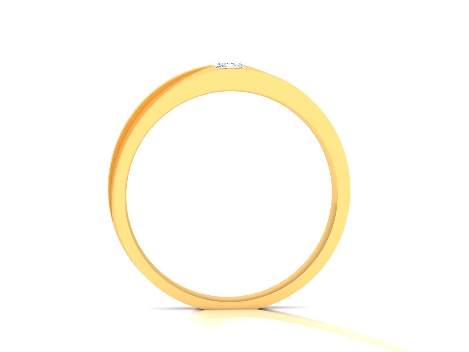 Women Band Ring 3dm render detail 3D print model_12
