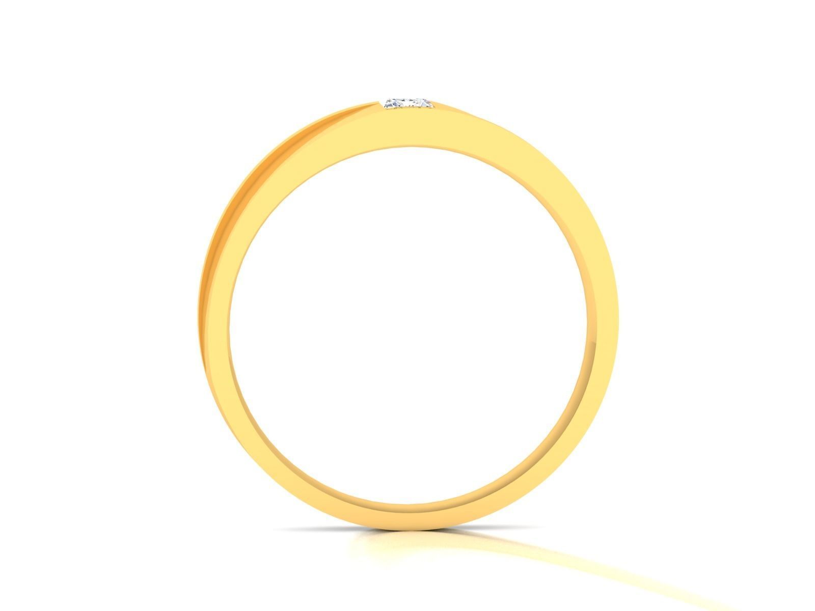 Women Band Ring 3dm render detail 3D print model_3