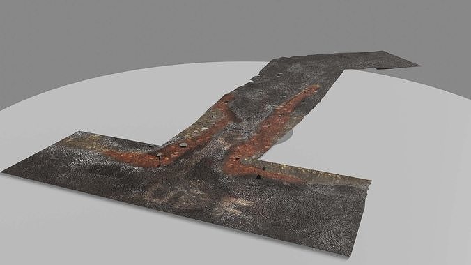 Night Street 3D model 6