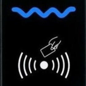 Door card reader Low-poly 3D model_6