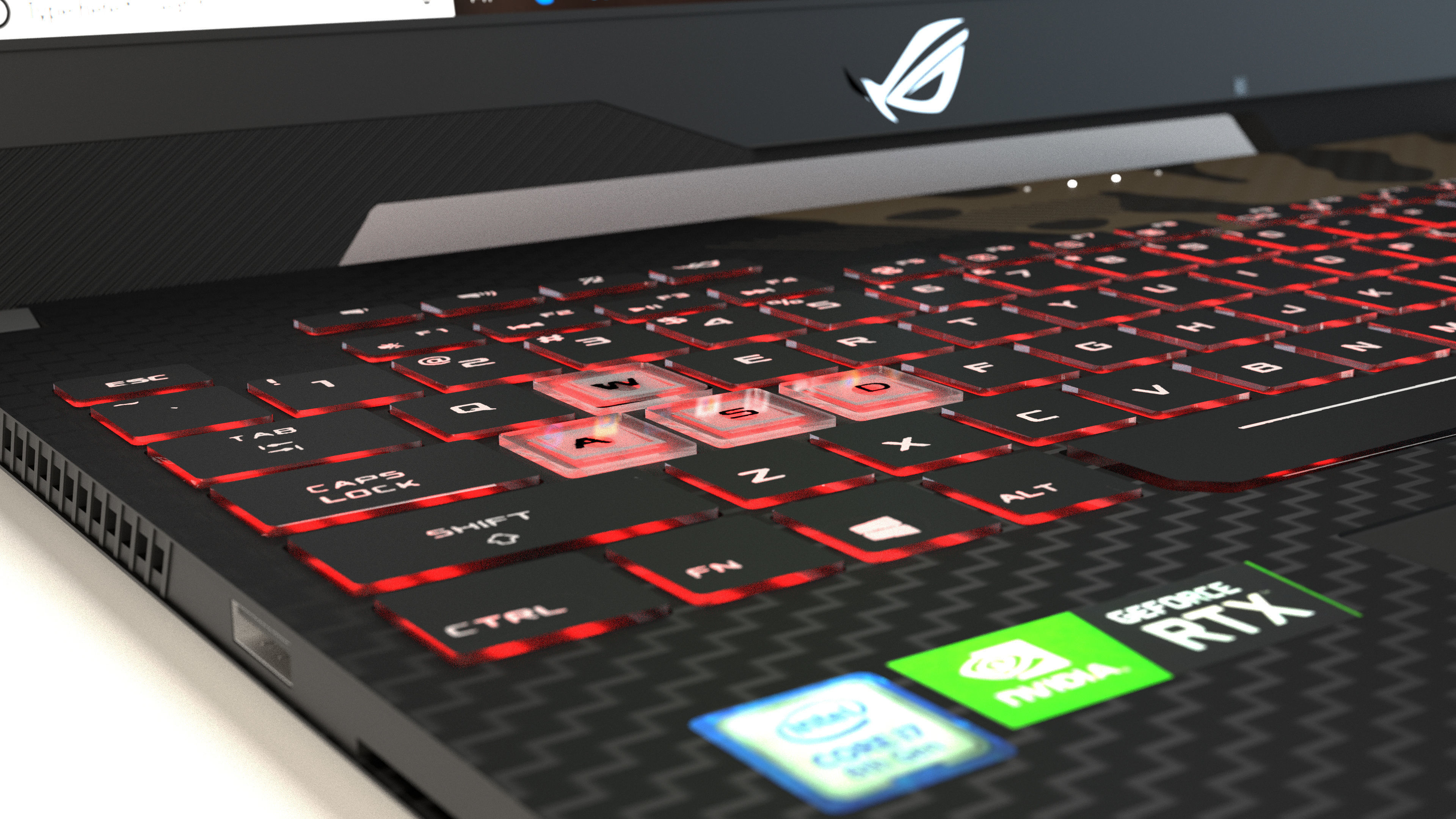 Asus ROG laptop 3D model_2