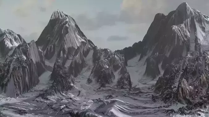 Snow Mountain Terrain