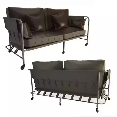 Darwin Military Sofa Segarra 3D 3D model