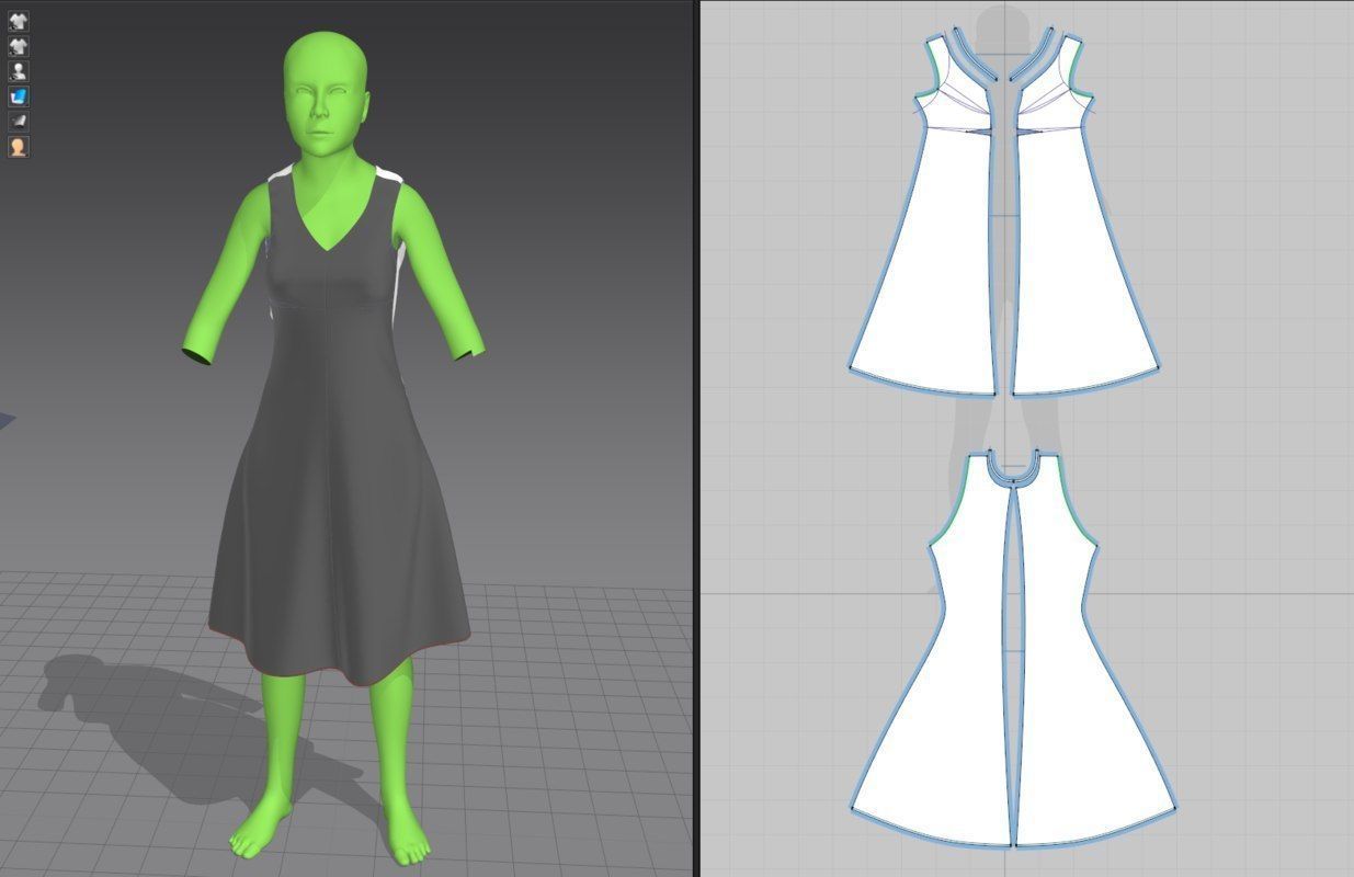 Family 4x models real cloth simulation conversation animation 3 3D Model Collection_22