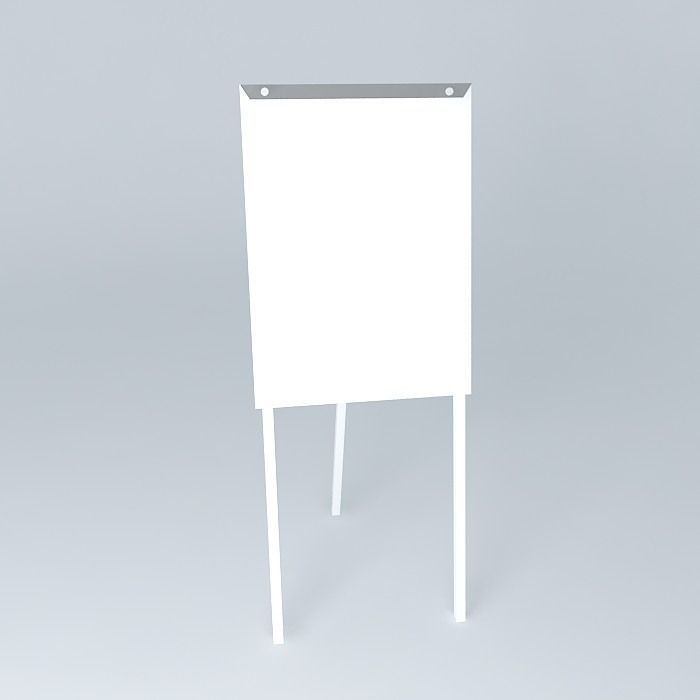 Paper board 3D model_2