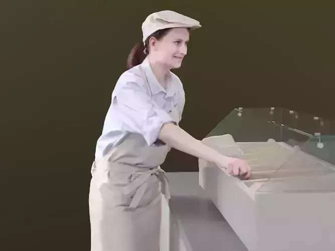 Samantha 10126 - Standing Supermarket Woman