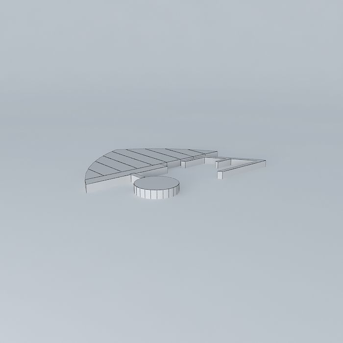 Shield CF Extremadura Free 3D model_4