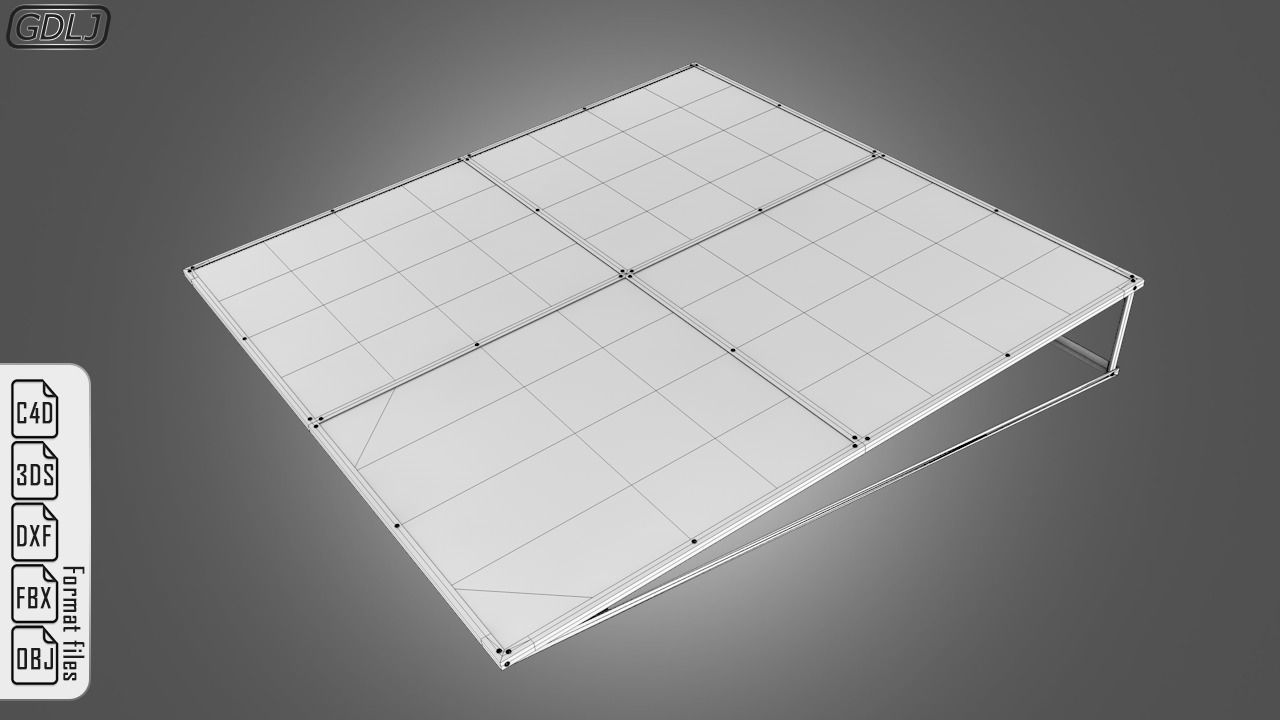 Solar Panel 3D model_5