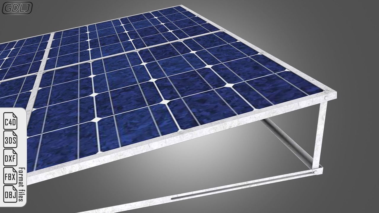 Solar Panel 3D model_3