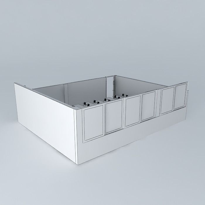 Very modern classroom 3D model_3