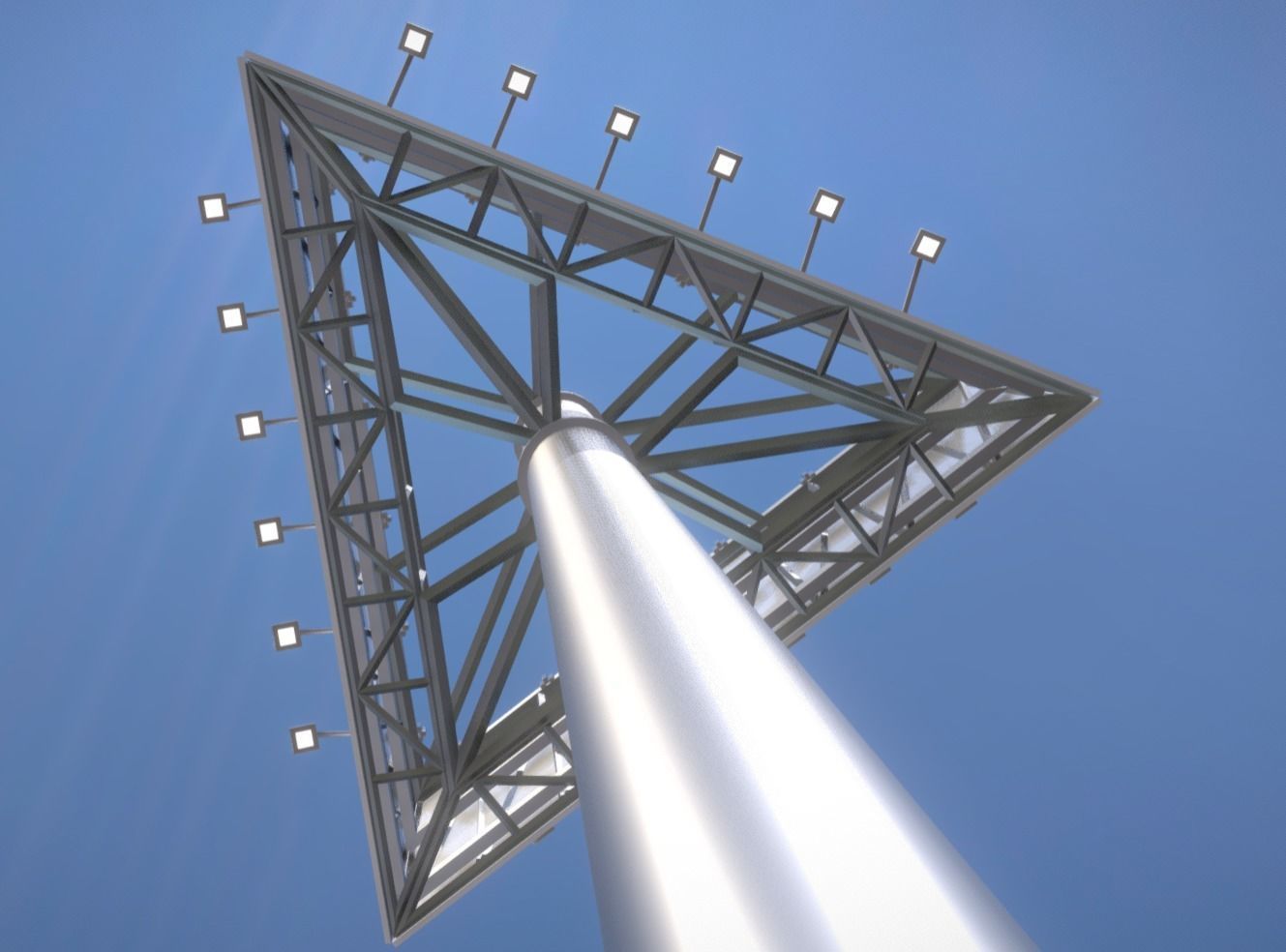 Advertising Billboard Version 1 High-Poly 3D model_8