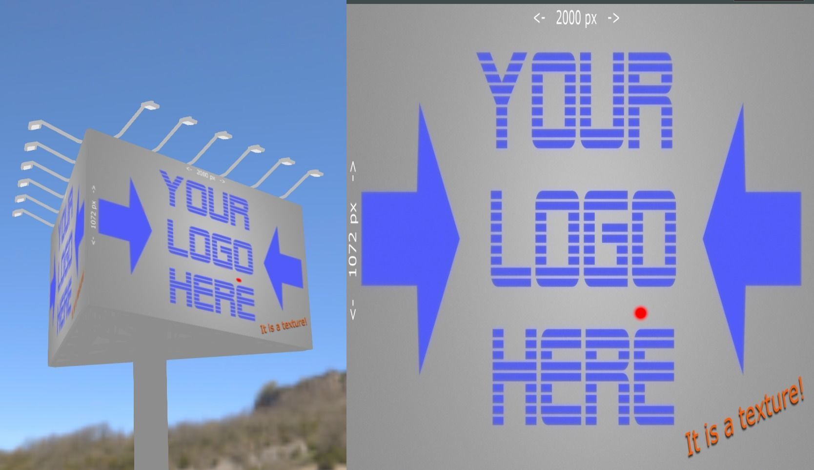 Advertising Billboard Version 1 High-Poly 3D model_10