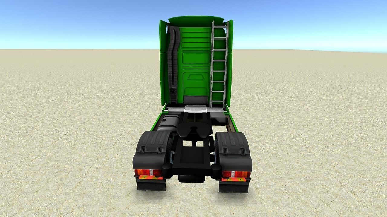 Truck Pack  2020 Collection Low-poly 3D model_29