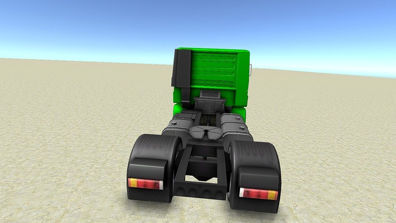 Truck Pack  2020 Collection Low-poly 3D model_32