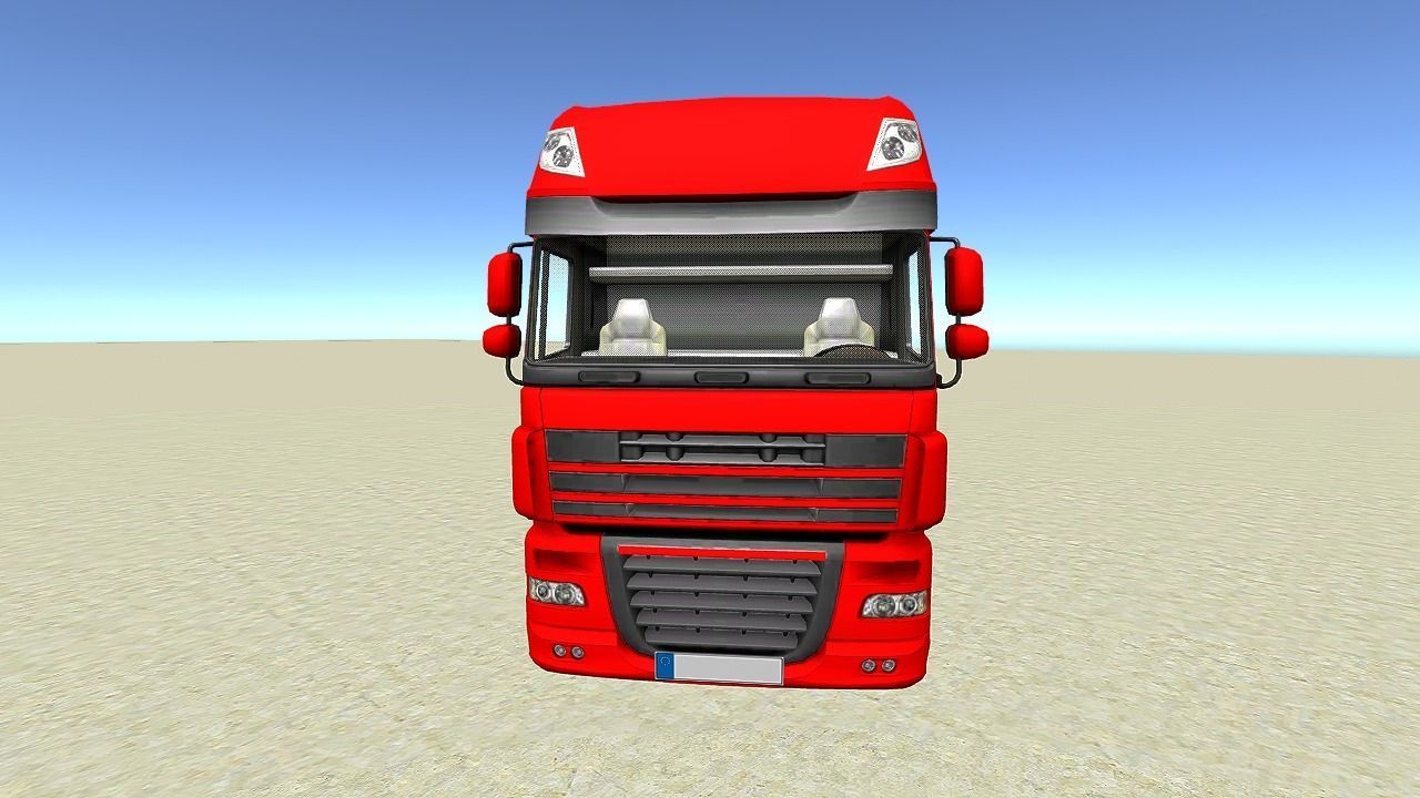 Truck Pack  2020 Collection Low-poly 3D model_23