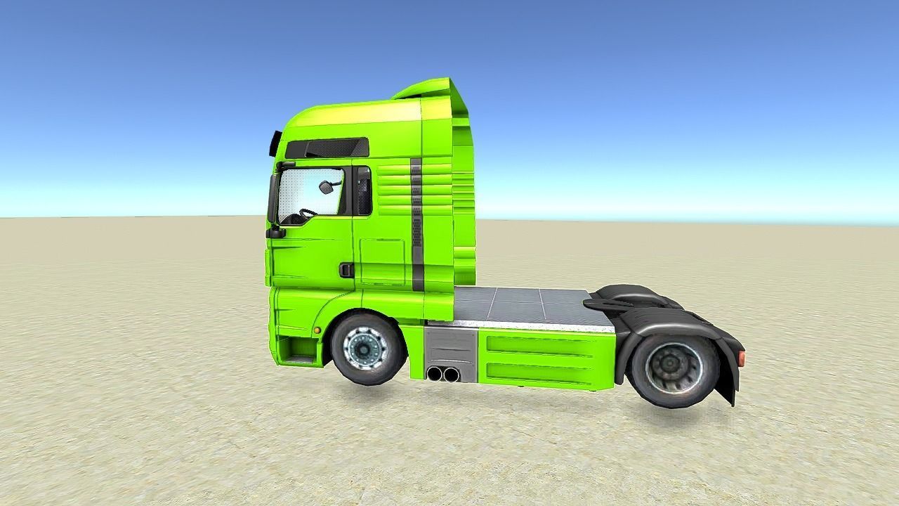 Truck Pack  2020 Collection Low-poly 3D model_13