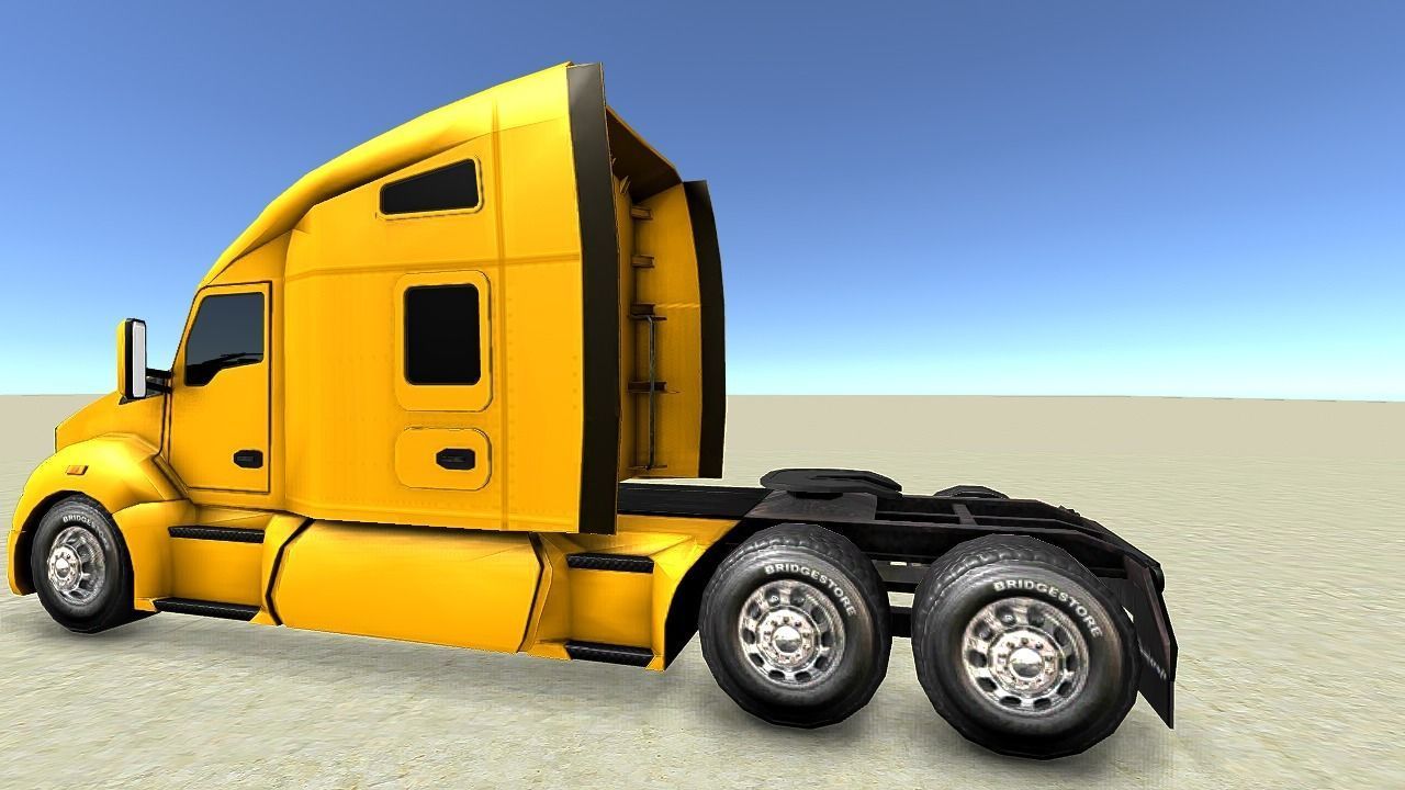 Truck Pack  2020 Collection Low-poly 3D model_3
