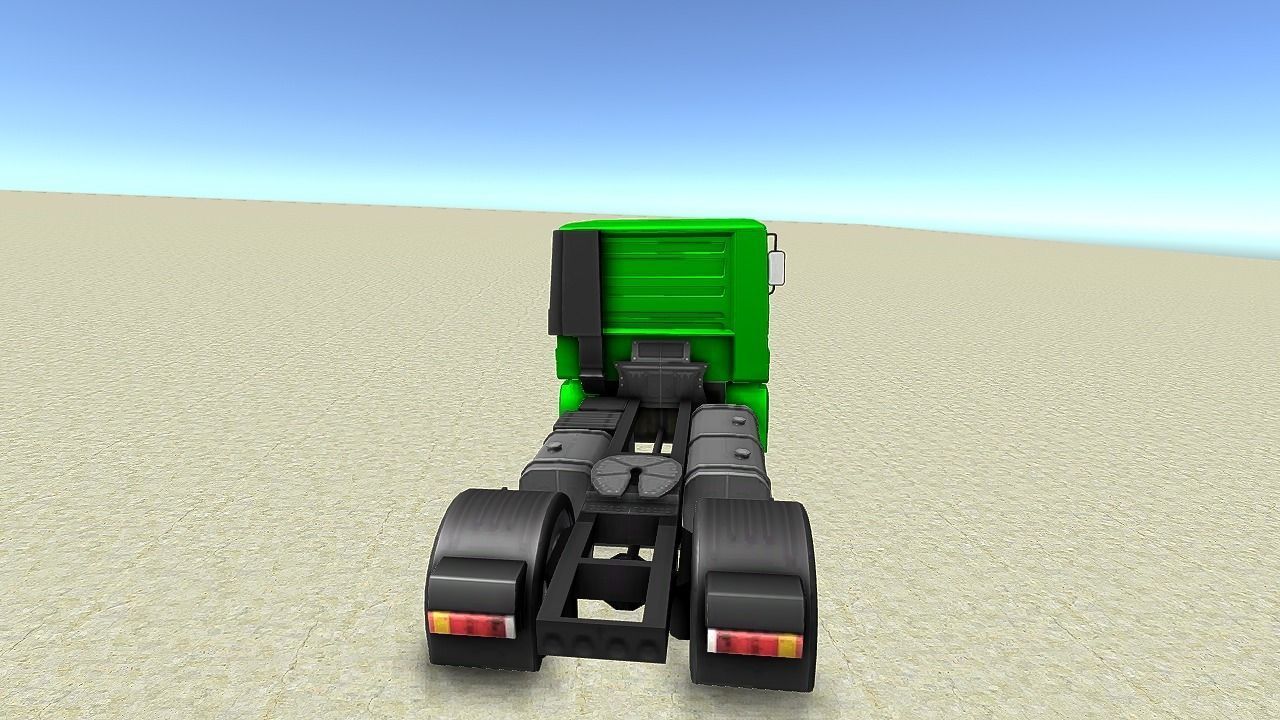 Truck Pack  2020 Collection Low-poly 3D model_35