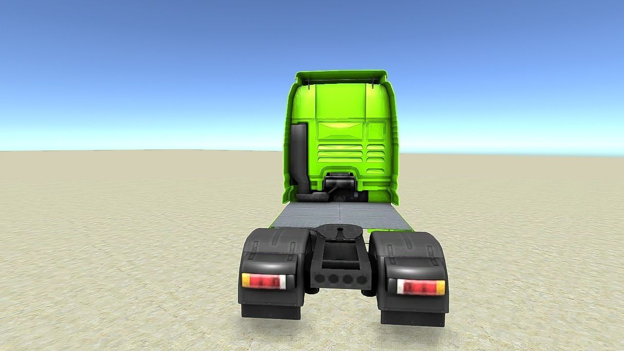 Truck Pack  2020 Collection Low-poly 3D model_12