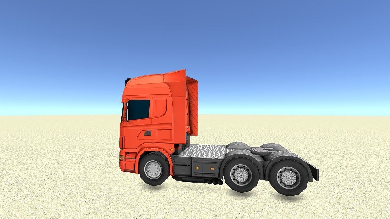 Truck Pack  2020 Collection Low-poly 3D model_37