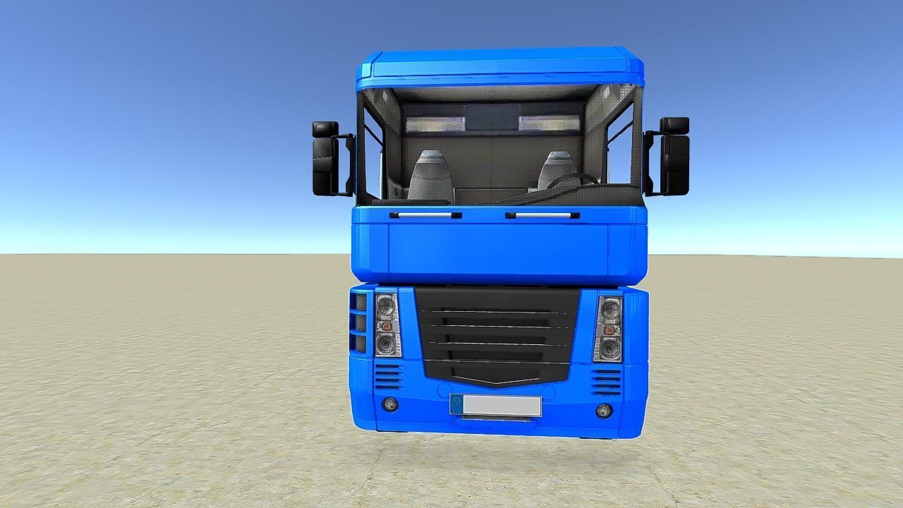 Truck Pack  2020 Collection Low-poly 3D model_20