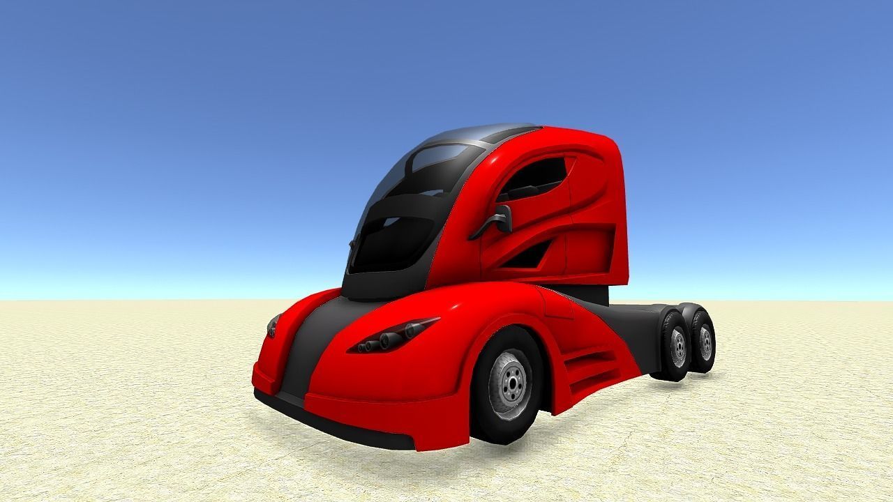 Truck Pack  2020 Collection Low-poly 3D model_6