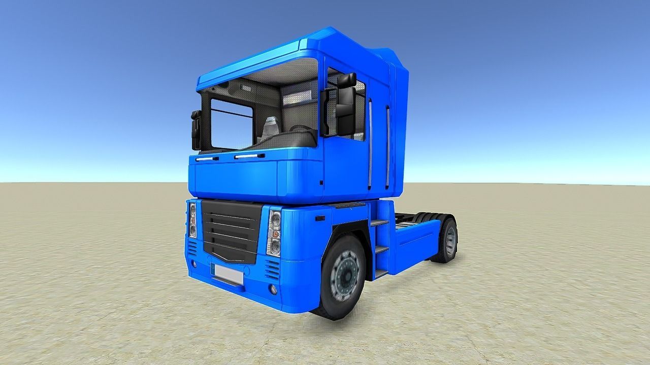 Truck Pack  2020 Collection Low-poly 3D model_19