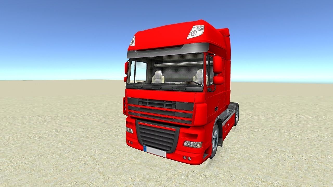 Truck Pack  2020 Collection Low-poly 3D model_14