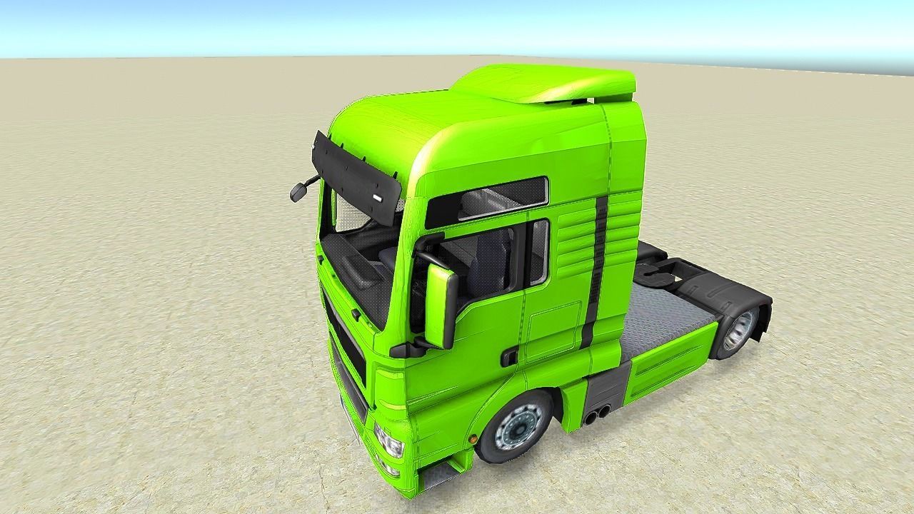 Truck Pack  2020 Collection Low-poly 3D model_10