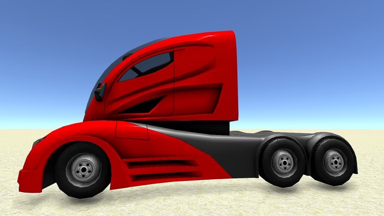 Truck Pack  2020 Collection Low-poly 3D model_7