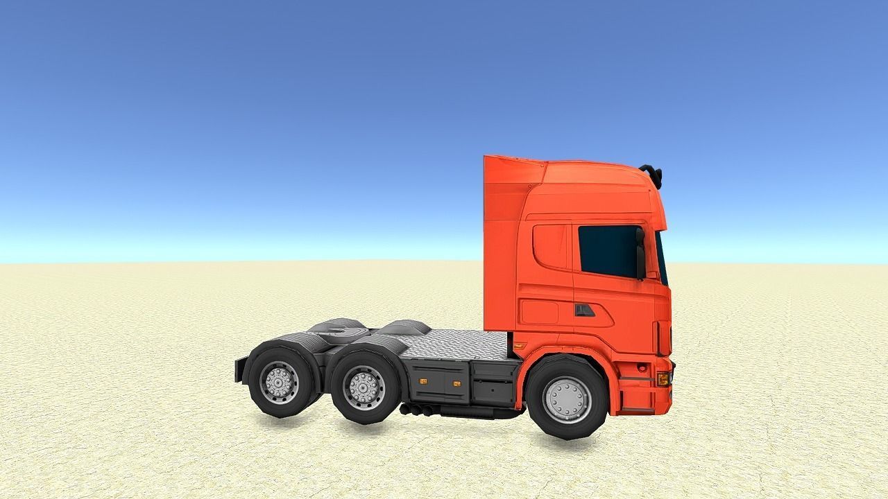 Truck Pack  2020 Collection Low-poly 3D model_39