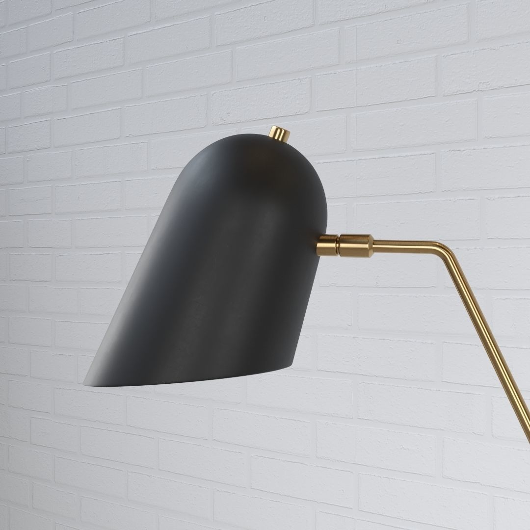 Modern Floor Lamp - Cliff Floor 3D model_1